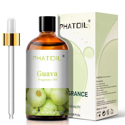 PHATOIL 100ML Coconut Peach Blueberry Mango Fragrance Oil Apple Banana Grape Lemon Aroma Oil for Oil Diffuser Soap Candle Making