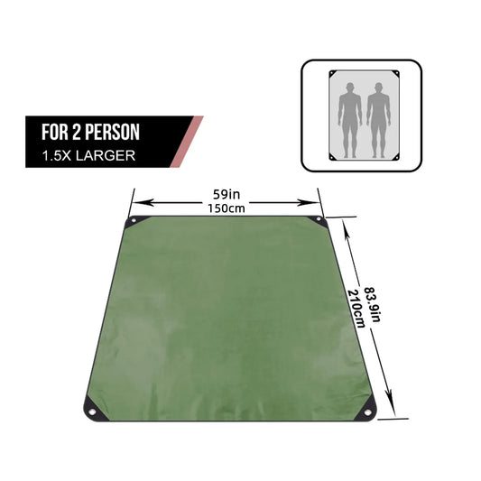 Heavy Duty Emergency Blanket Survival Gear Waterproof Insulated Blanket Emergency Tarp for Camping, Hiking, Bushcraft