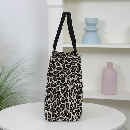 New Thickened Knitted Tote Bag, Floral Pattern Retro Large Capacity Handbag for Work  tote bag Shopping Daily Use School Commute