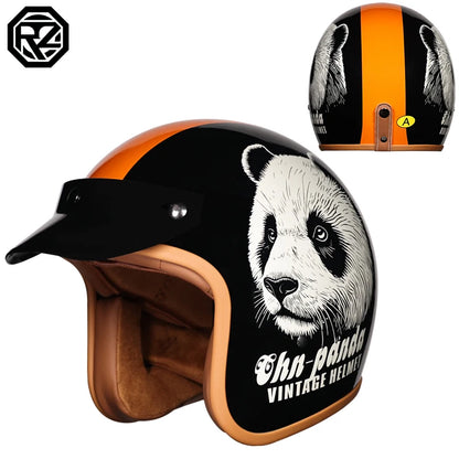 ORZ-508  motorcycle helmet, men's and women's retro cruise half helmet, pedal 3/4 helmet, all season universal
