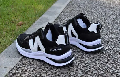 New Spring Autumn Men's Breathable Mesh Sports Shoes Korean Style Lightweight Casual Shoes Soft Bottom Running