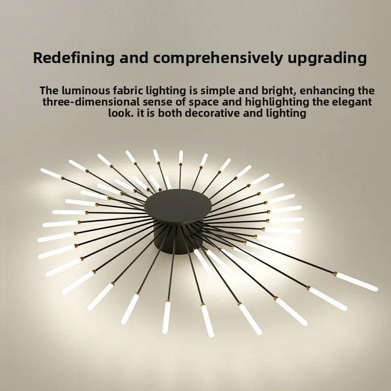 Nordic Ceiling Lighting for Living Room Bedroom Kitchen Led Ceiling Light Fixture Indoor Home Firework Decor Ceiling Lights