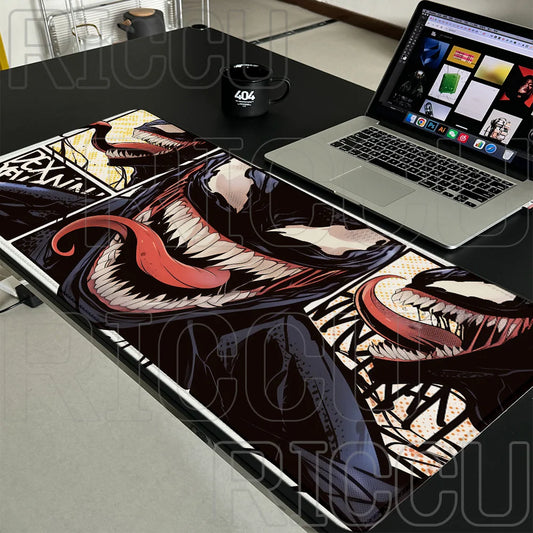 HD 900x400mm Marvel comic Large Mouse Pad Venom Computer Game PC Accessories Desk Mat Laptop Non Slip Printing Keyboard MousePad