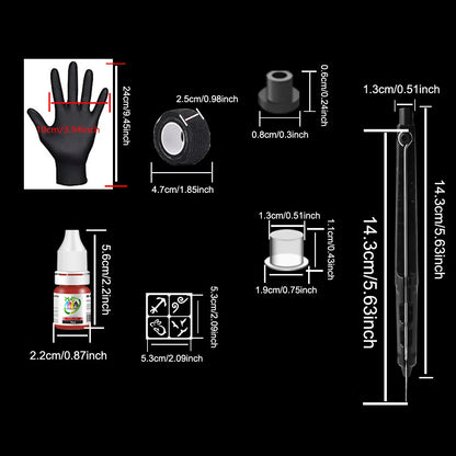 Complete 3D Body Art Tattoo Kit - Professional Hand Poke & Stick Pen Set with Ink, Needles, and DIY Guide - Perfect for Beginners to Experts