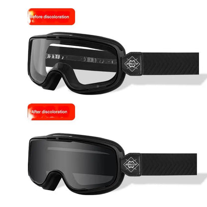For Retro Anti-Fog Motorcycle Goggles Harley Windscreen Windproof Dustproof Riding Glasses for Motorbike