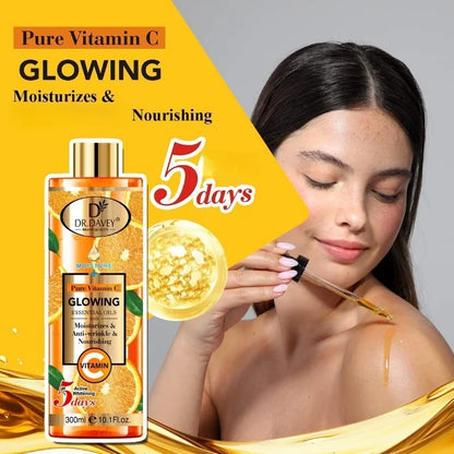 300ml Dr.davey Vitamin C Skin care oil moisturizes and nourishes skin large capacity full body essential oil