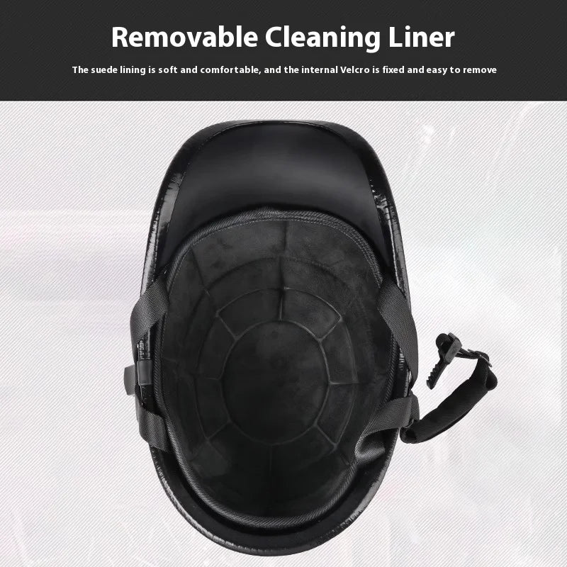 VGV Half helmet motorcycle helmet Electric Vehicle bike Riding Locomotive for Cruiser Retro Fourseasons man women scooter street