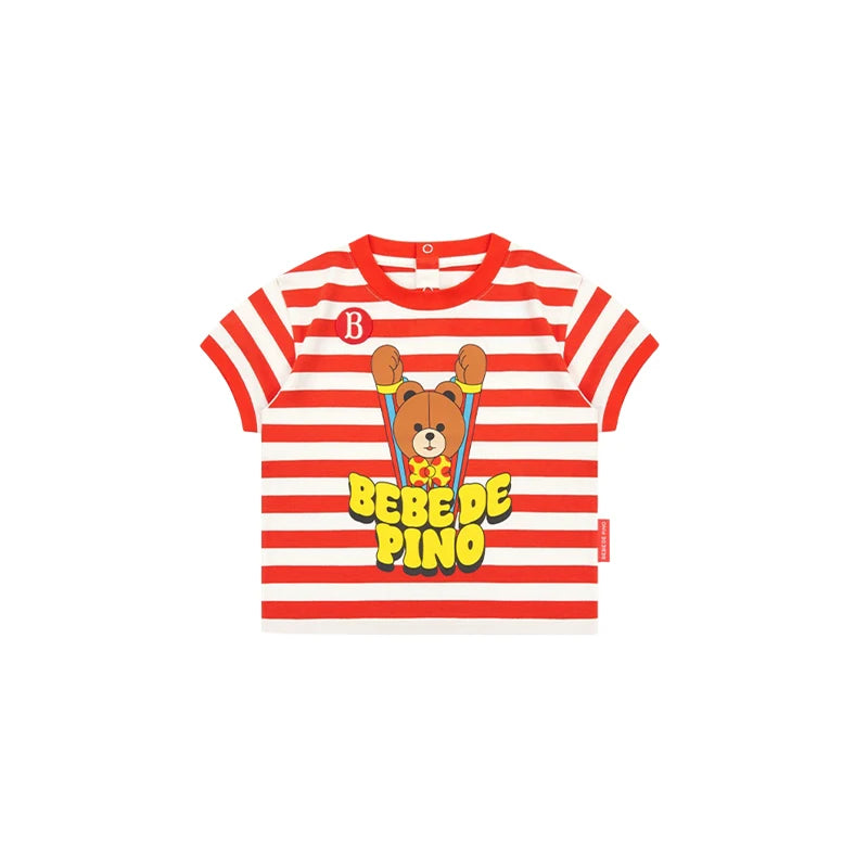 Summer 2026 New Kids T-shirt Shorts Set Korean Boy Girl Letter Printed T-shirt Children's Casual Set Sunscreen Suit Set