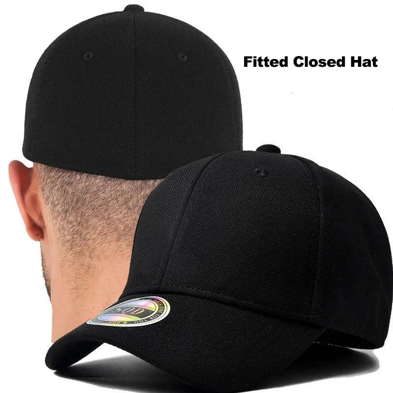 Full Closed Fitted Baseball Cap Hat Outdoor Sports Golf Caps for Women Men Hip Hop Snapback Visor Casquette Gorras