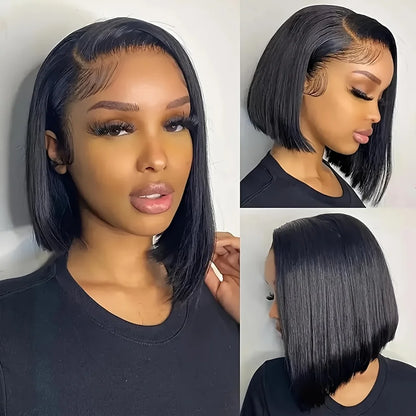 13x4 Straight Lace Front Wigs Human Hair 200% Density Hd Transparent 40 Inch Straight Frontal Wig for Women Straight Wigs