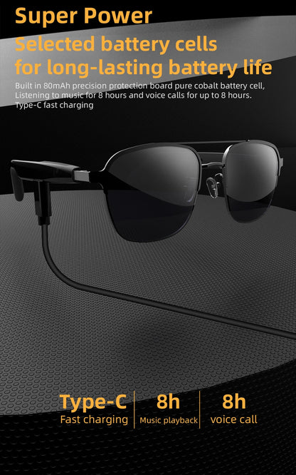 SG11 PRO Sunglasses Smart Wireless Bluetooth Glasses for Fashion Anti-Blue Light Glasses with Music Playback And Phone Answering