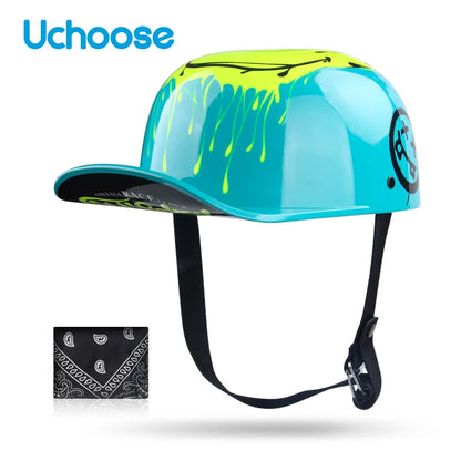 2023 NEW Gourd Baseball Cap Special Motorcycle Off-road Vehicle Battery Car Helmet Suitable For Men And Women Handsome Novel