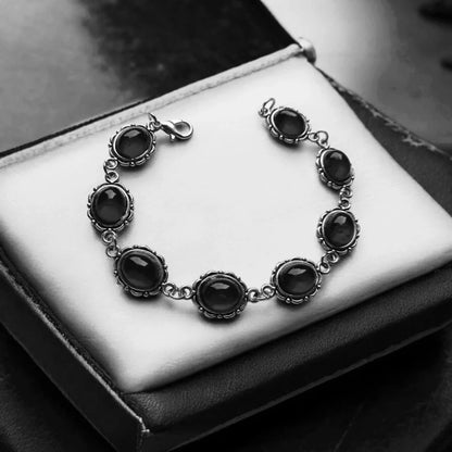 Natural Synthetic Oval Moonstone Adjustabl Bracelet Woman Man Wealthy Jewelry Luxury Elegant Romantic Simple Fine Jewelry Gifts