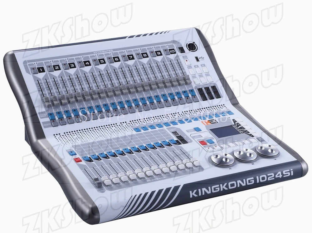 King Kong 1024 DMX512 Console for Show Christmas Wedding Easter Halloween Bar Festival Professional Stage Lighting Controller