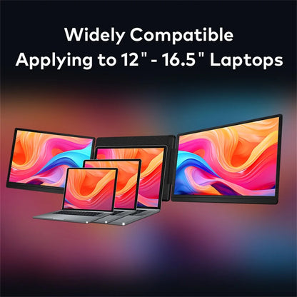 Rospider 14 to 16 Inch Dual Screen Extender Display FHD IPS Triple Expandable Monitor High Definition for Laptop Productivity