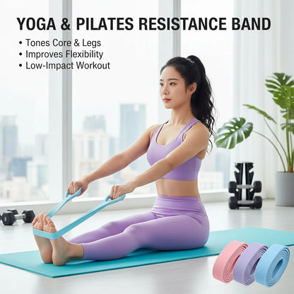 Home Fitness 8 Shaped Back Stretching Band Elastic Stretcher Pulling Band Shoulder Exercise Yoga Resistance Rope Elastic Band