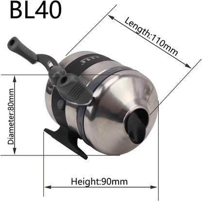 Bowfishing Reel Seat Spincast Reel with Fishing Reel Seat Gear Right and Left Hand for Recvrve Compound Bow