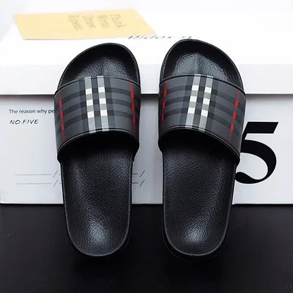 Summer Casual New 2025 Hot Anti-slip Quick-drying Outdoor Slippers, Comfortable Men's Large-sized Flat-heeled Flip-flops