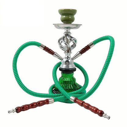 Glass Complete Shisha Hookah Set with Ceramic Bowl Tongs Hookah Hose Shisha Nargile Sheesha Narguile Chicha Water Pipe Hookah