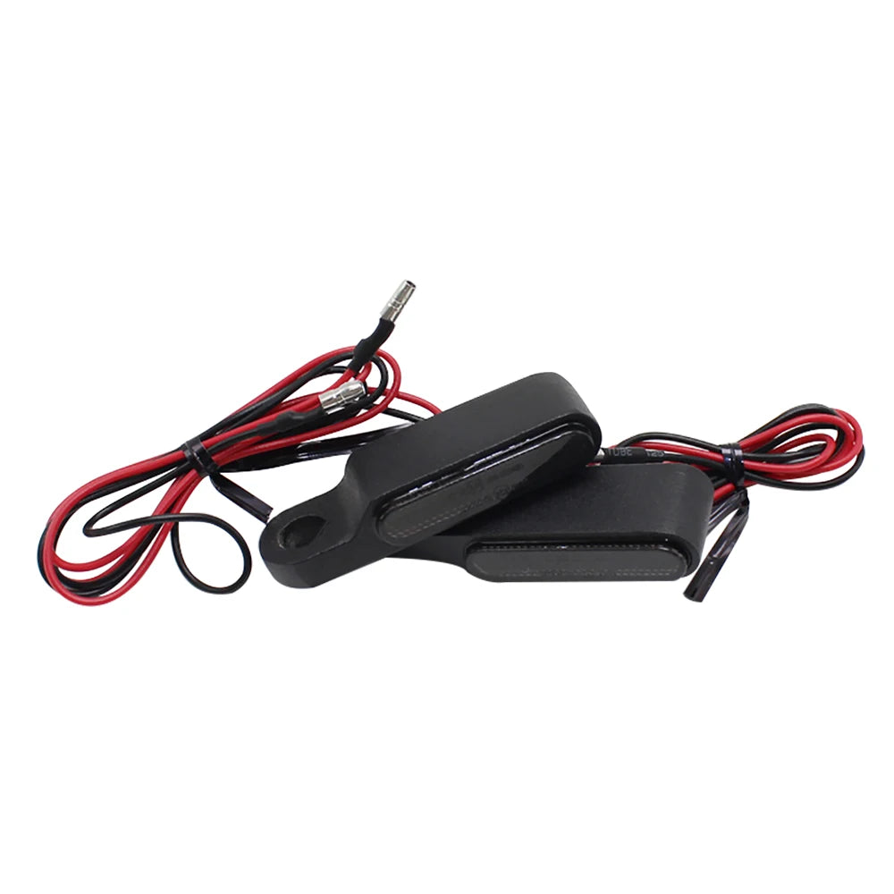 2Pcs Motorcycle Mini LED Turn Signal Running Lights Amber White Blinker Indicators Lamps For Harley Davidson Touring Accessories