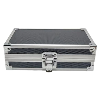 Shockproof Aluminum Alloy Tool Box Impact Resistant Wear Resistant Portable Tool Case Large Capacity Handheld Safety Briefcase