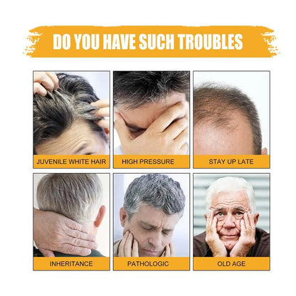 Hair Darkening Shampoo Bar Soap Anti Dandruff Deep Beautiful Black Cleansing Nourishment Hair Improve Gray White Men