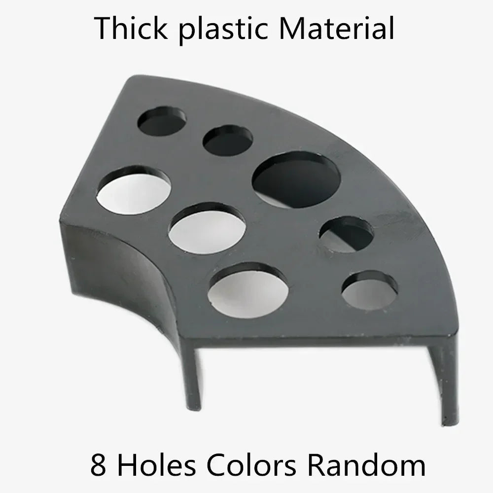 7/8/21Holes Tattoo Ink Cup Holder Stand Tattoo Tool Pigment Black Container Makeup Accessories for Body Art Supplies