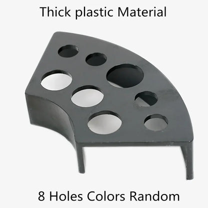 7/8/21Holes Tattoo Ink Cup Holder Stand Tattoo Tool Pigment Black Container Makeup Accessories for Body Art Supplies