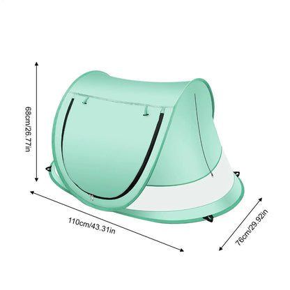 Toddler Beach Tent Outdoor Baby Shade UV Resistant Folding Baby Pop-Up Dome Tent For Vacation Camping Pool Beach Travel Backyard