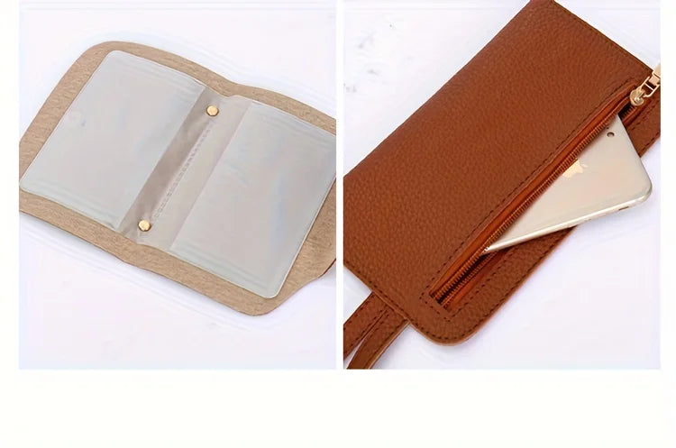 4pcs Women Tote Bag, Handbag Purse Shoulder Crossbody Bags for Woman Storage Bag, Synthetic, Zipper Closure, Small Messenger Bag