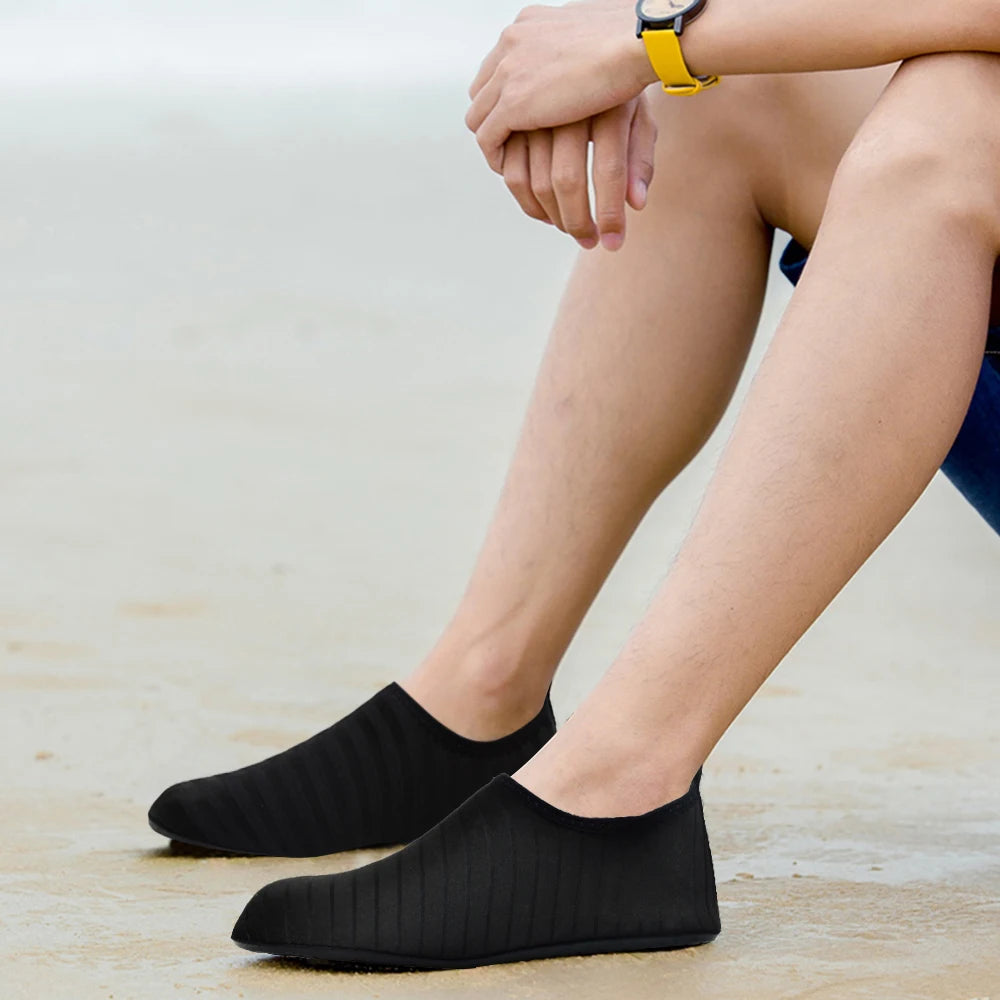 1Pair Mens Womens Water Shoes Barefoot Beach Pool Shoes Quick-Dry Aqua Yoga Socks for Surf Swim Water Sports