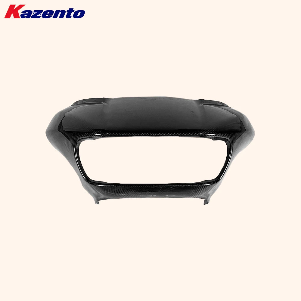 For Harley Touring Street Road Glide Dry Carbon Dual Headlight Fairing Trim