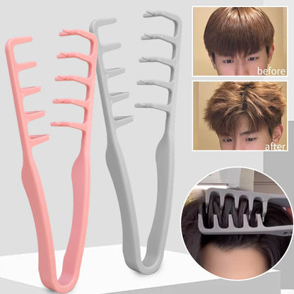 Hair Styling Comb Curling Tools Hairstyling Types Fluffy Texture Bangs Seam Covering Roots Hair Combs
