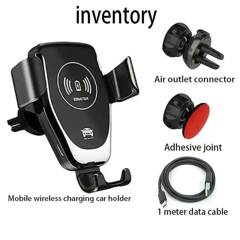 30W Wireless Chargers Fast Car For iPhone 15 14 13 12 11 Pro XS Max XR Samsung Xiaomi Wireless Charging Phone Car Holder Charger