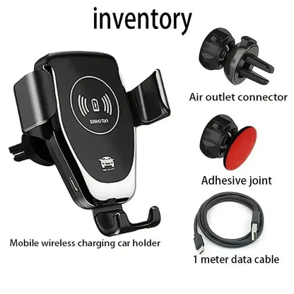 30W Wireless Chargers Fast Car For iPhone 15 14 13 12 11 Pro XS Max XR Samsung Xiaomi Wireless Charging Phone Car Holder Charger