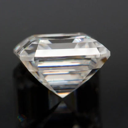 Moissanite Stone Asscher Cut D Color VVS1 Gemstone Lab Grown Diamond for Advanced Jewelry Making Materials with  Certificate