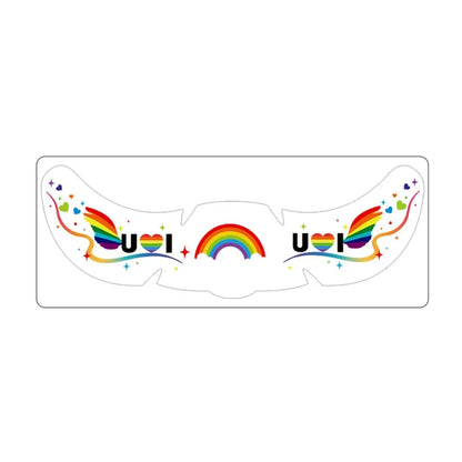 Waterproof Rainbow Freckles Face Tattoo Facial Art Disposable Face Temporary Tattoos Long Lasting Makeup Stickers Pride Month