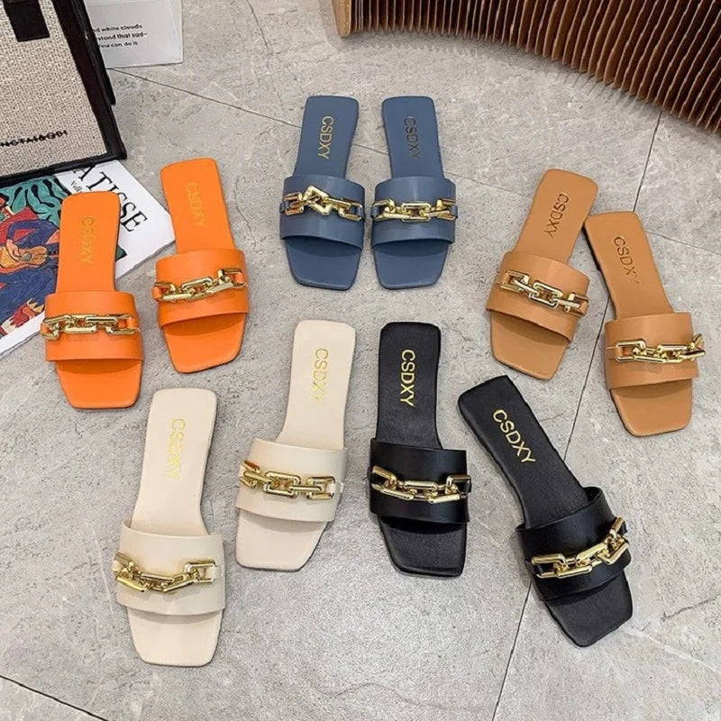 High Quality Purse And Handbag PU Leather Purses And Chain Sandals Sets Flat Shoes And Bag Set Matching Handbag For Women Luxury