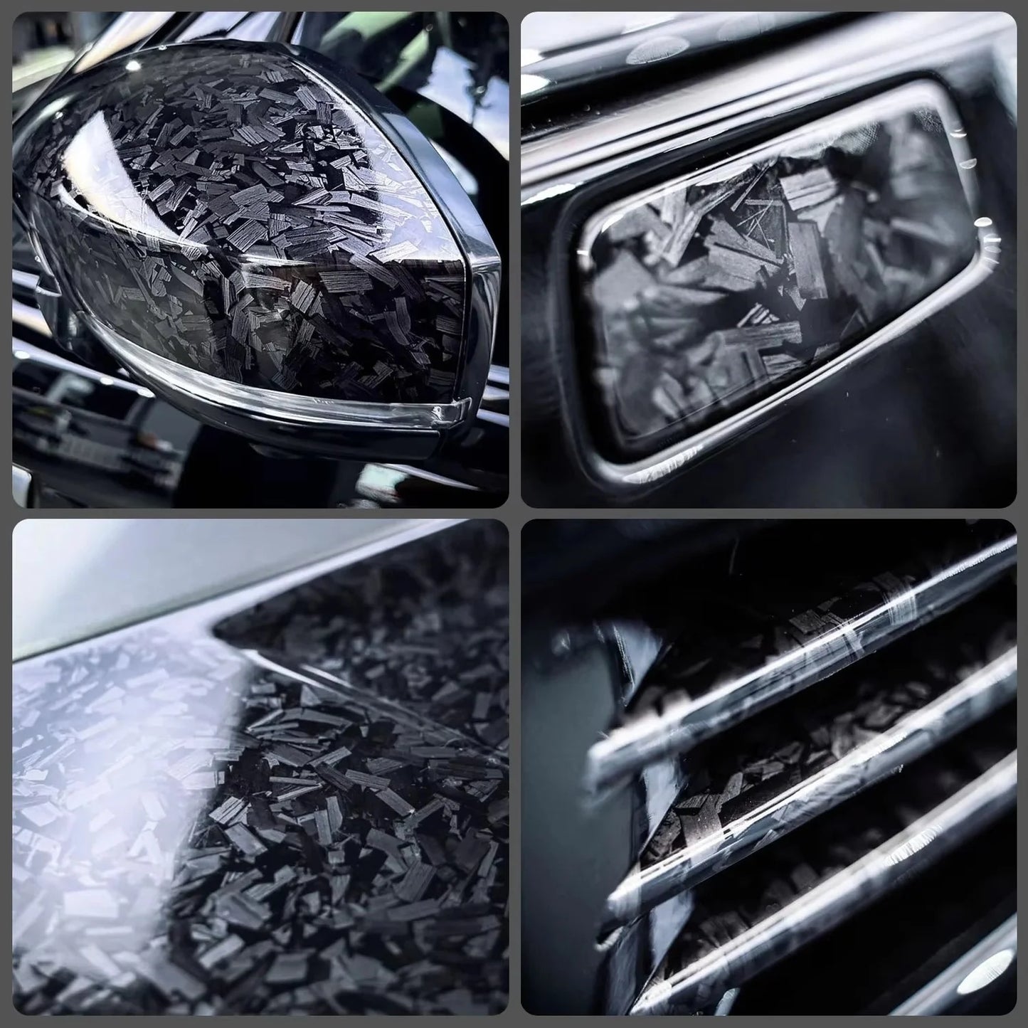 300cm*50/30cm High Glossy Black Gold Silver Red Forged Carbon Fiber Vinyl Wrap Film on the Hood Adhesive Vinyl for Car Stickers