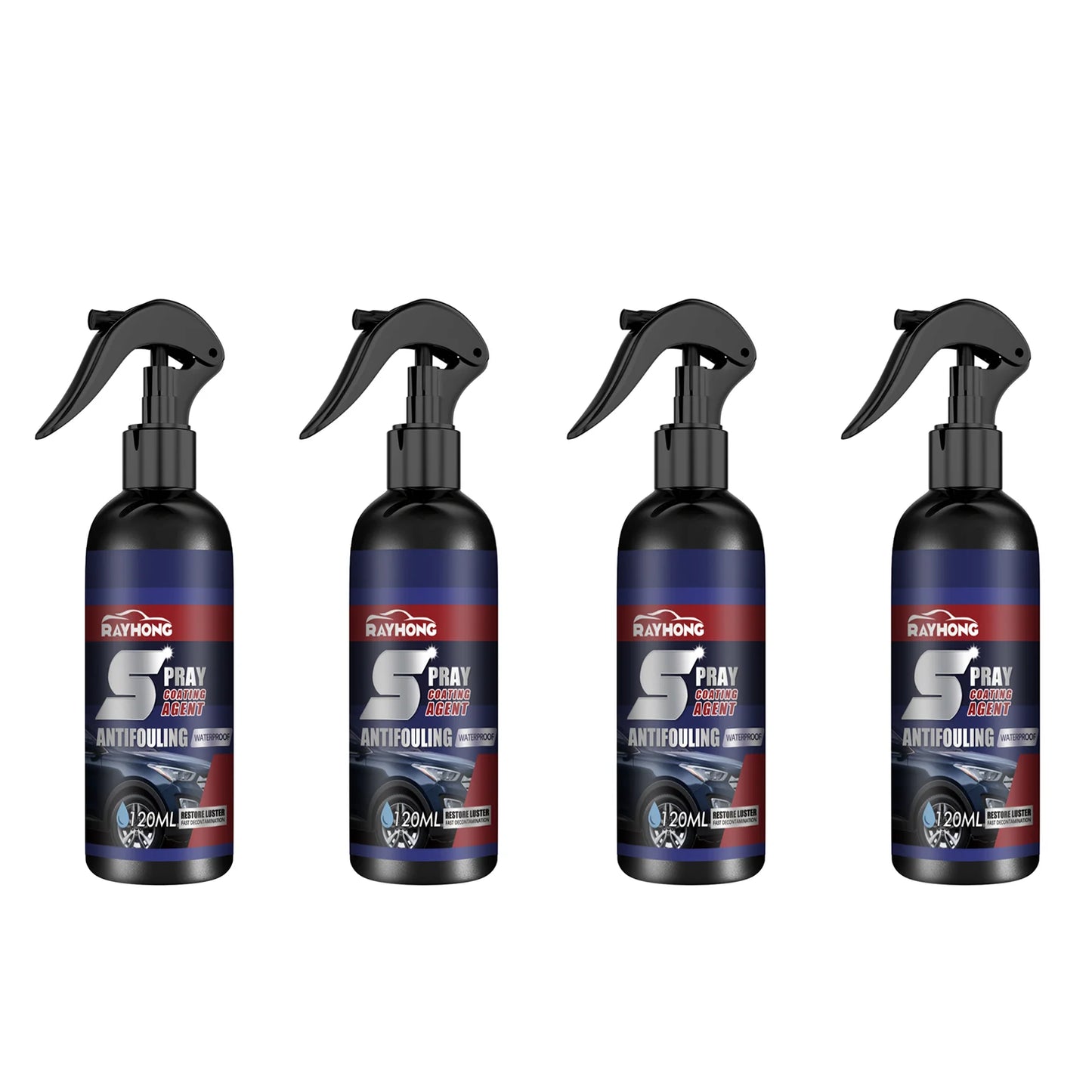 Car Nano Ceramic Coating Spray for Cars Hydrophobic Paint Sealant Restores Black Color & High Gloss Long Lasting Protection