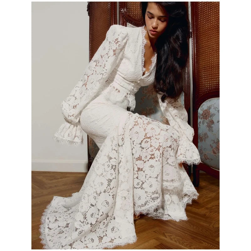 Women White Lace Trim Corset Mini Dress Sexy Sweetheart Neck Spaghetti Strap Slit Hem 2026 Summer Leisure Nightclub Party Wear