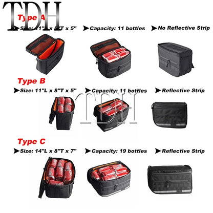 Motorcycle Saddlebag Side Tool Luggage Bag For Harley Dyna Softail Sportster XL Street Bob Low Rider FXD FXBB Travel Saddle Bags