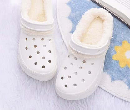 Cotton Fashion Clogs Slippers Women Hole Garden Shoes Water Shoes For Men Beach Sandals Soft Eva Bathroom Slides House Slides
