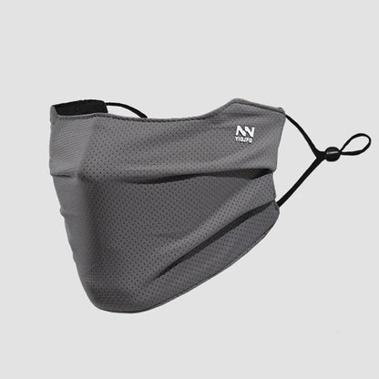 Z. Sun Protection Face Mask For Men Reusable Breathable UV Face Shield Solid Color Washable Face Mask Summer Cycling Face Mask