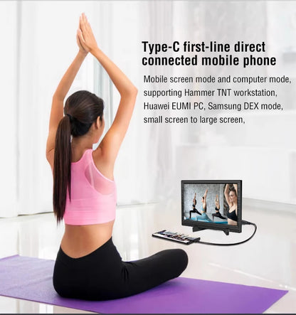 11.6 Inch Portable Monitor HDMI-Compatible Laptop second screen Gaming Extended Display For Switch/PS4/Xbox/Raspberry Pi