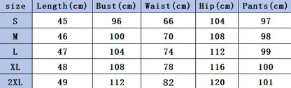 2024 Women's Fashion Color Collision Casual Suit, Splicing Sports Two-piece Set