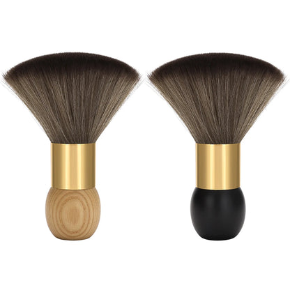 Professional Barber Duster Neck Face Brushes Hair Clean Soft Black Hairbrush Salon Cutting Hairdressing Styling Make Tools