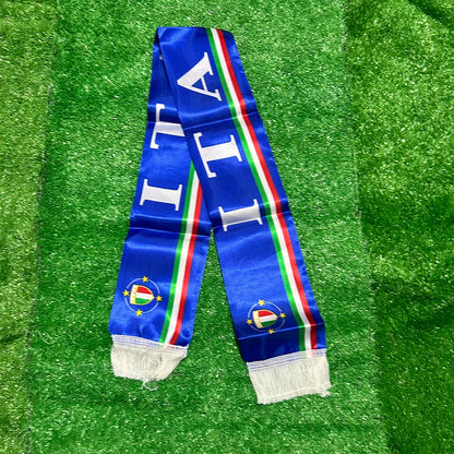 SKY FLAG Italy scarf 13*140cm double printed Italia flag Stain Football Soccer Italy Italian National Flag Scarf  sport decora