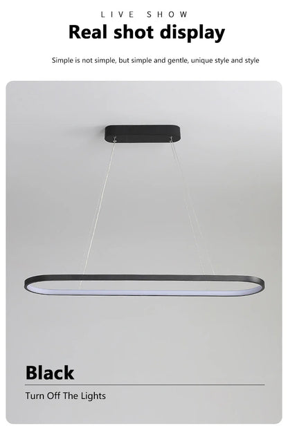 Modern LED Pendant Light 70/90CM Line Lamp For Living Room Dining Room Office Hotel Haning light Home Decor Lighting Fixtures