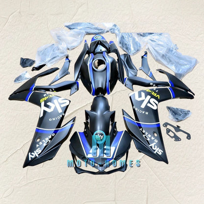 Free Custom fairings Kit for YZF R3 R25 2015 2016 2017 2018 Yamaha R25 R3 15-18 Injection Motorcycle Body Repair Kits Blue